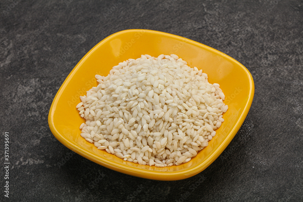 Raw arborio rice for Risotto Raw arborio rice for Risotto