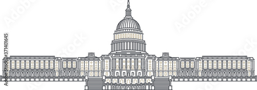 Full view United States Capitol Washington, D.C. (ID: 371401645)