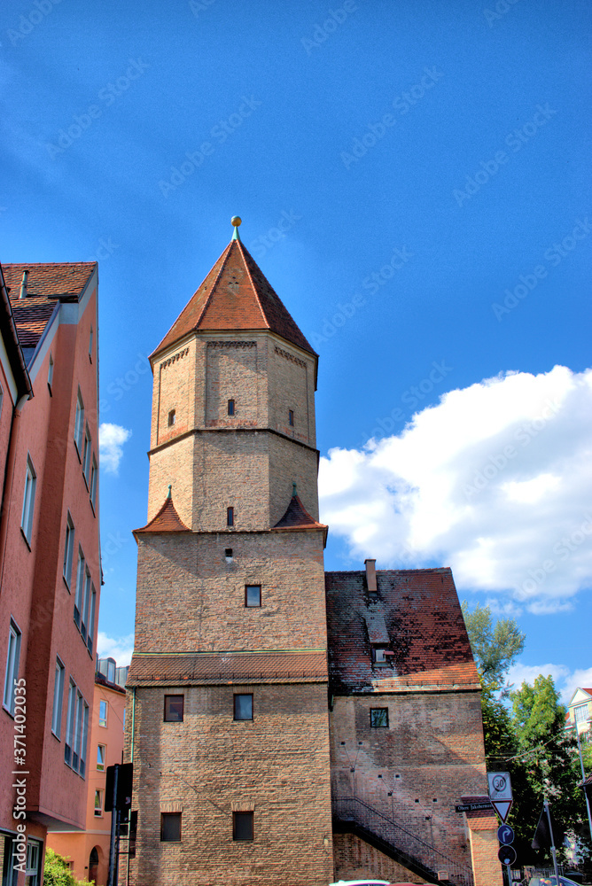 Kirche in Augsburg in Deutschland 4.7.2020