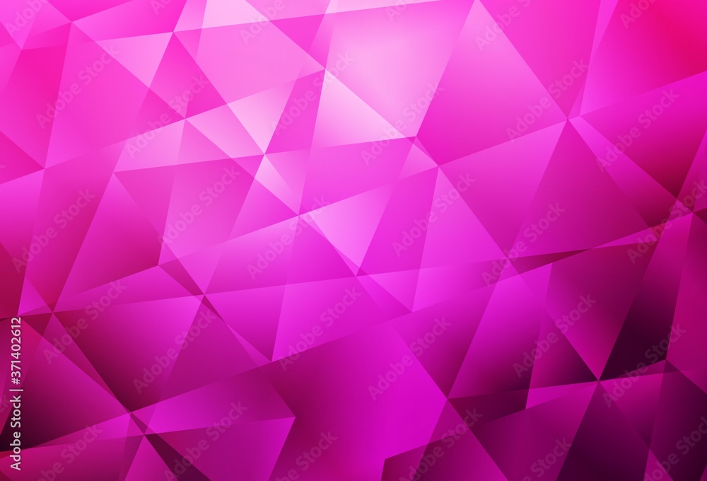 Light Pink vector abstract polygonal pattern. Light Pink vector abstract polygonal pattern.