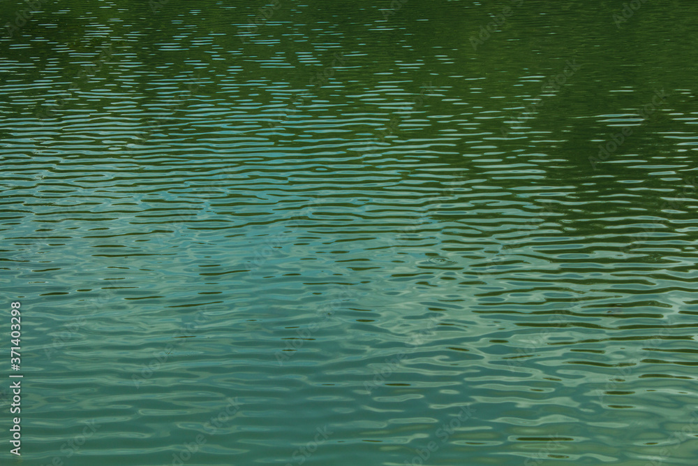 shallow waves on a green lake shallow waves on a green lake