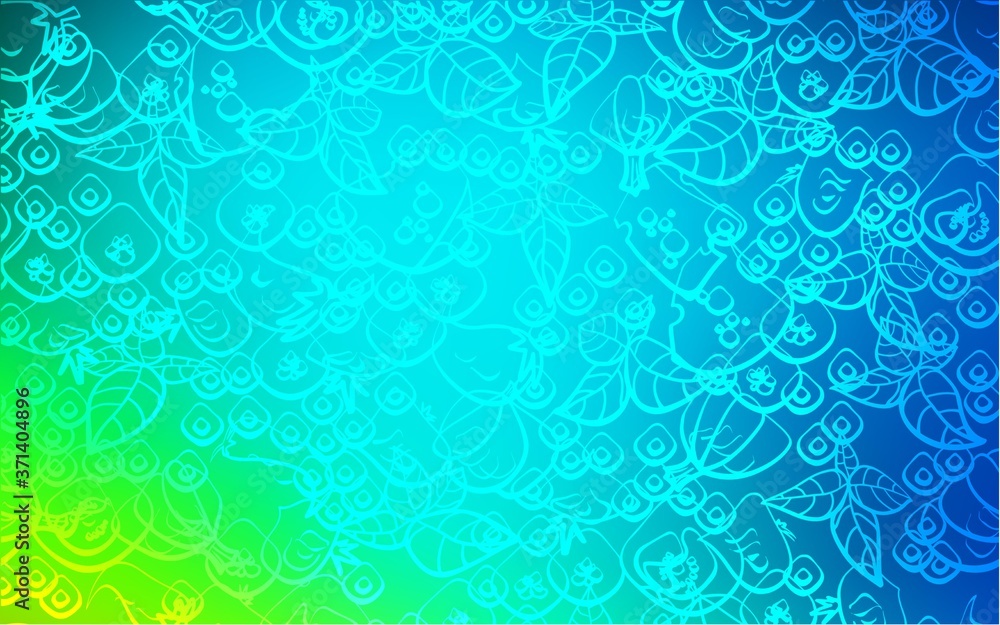 Light Blue, Green vector background with tasty food. Glitter abstract sketch with gourmet food. Pattern for ad, booklets, leaflets of restaurants. Light Blue, Green vector background with tasty food. Glitter abstract sketch with gourmet food. Pattern for ad, booklets, leaflets of restaurants.