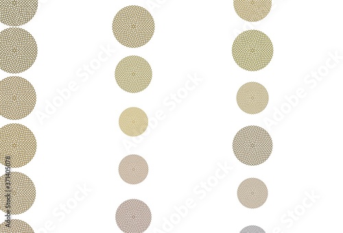 Light Green, Yellow vector layout with circle shapes.