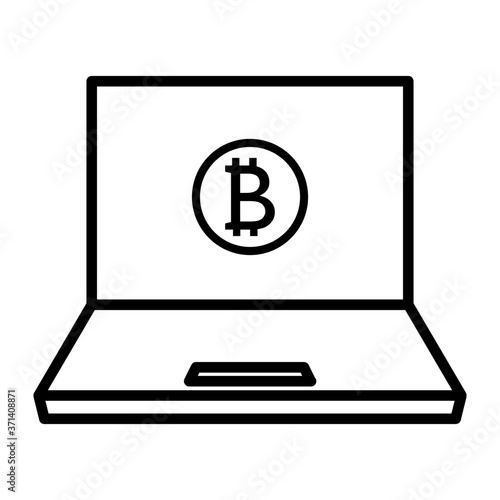 Internet bitcoin icon