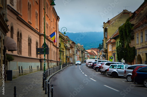 narrow street in the old town