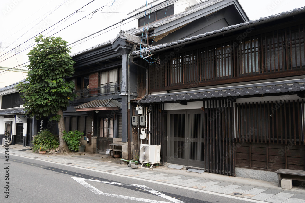 Townscape of Komoro Station on Hokkoku Road in Komoro City, Nagano Prefecture Townscape of Komoro Station on Hokkoku Road in Komoro City, Nagano Prefecture