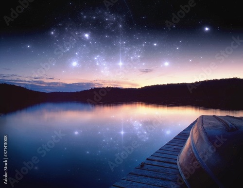 Stars over Lake