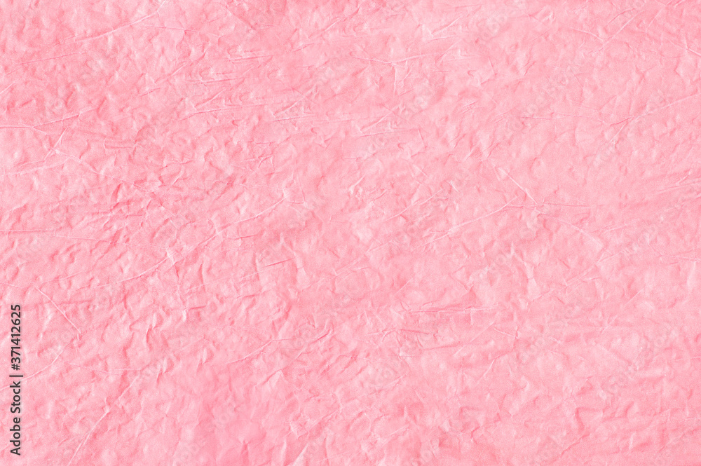 Pink background. Crumpled paper texture Pink background. Crumpled paper texture