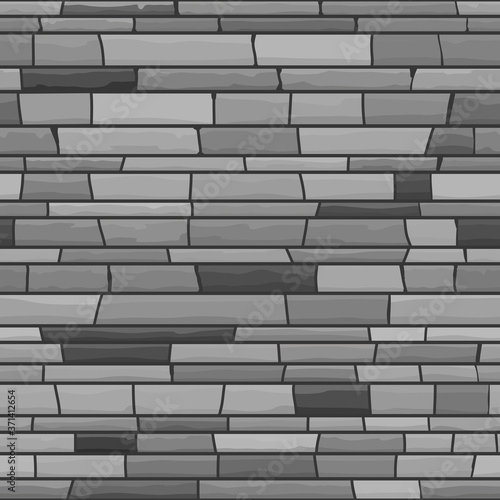 Seamless texture of stonewall photo