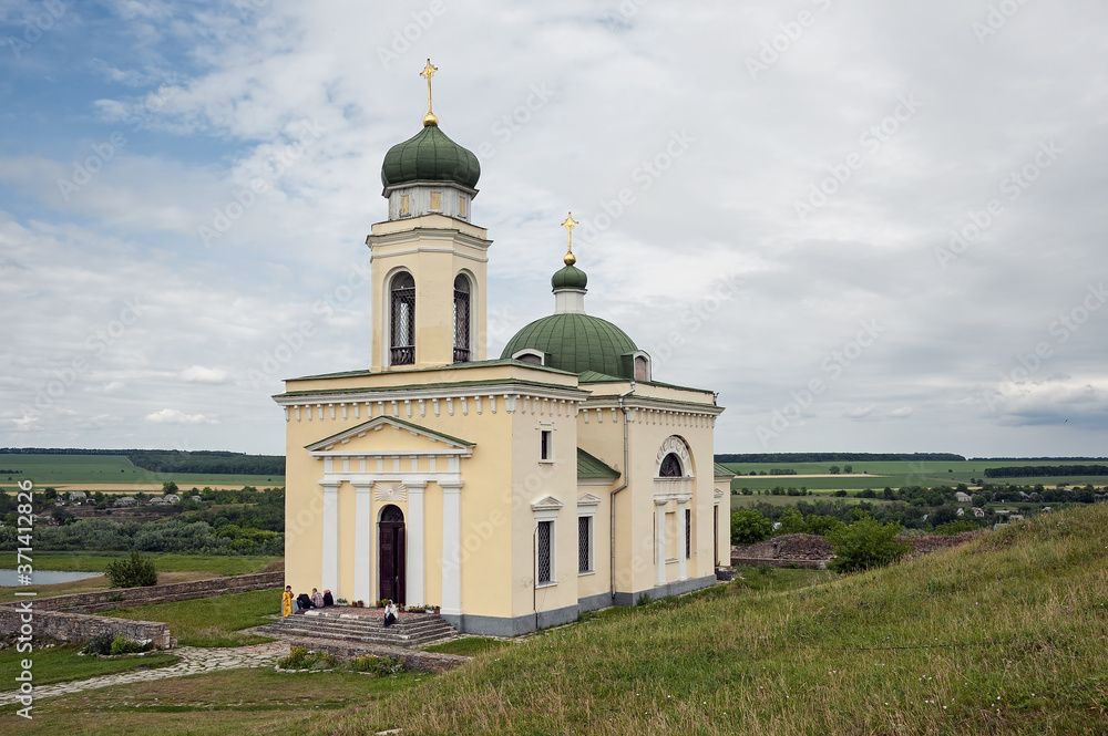 The Saint Alexander Nevsky Church near Khotyn Fortress, Khotyn, Ukraine 