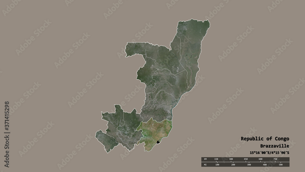 Location of Pool, region of Republic of Congo,. Satellite Location of Pool, region of Republic of Congo,. Satellite