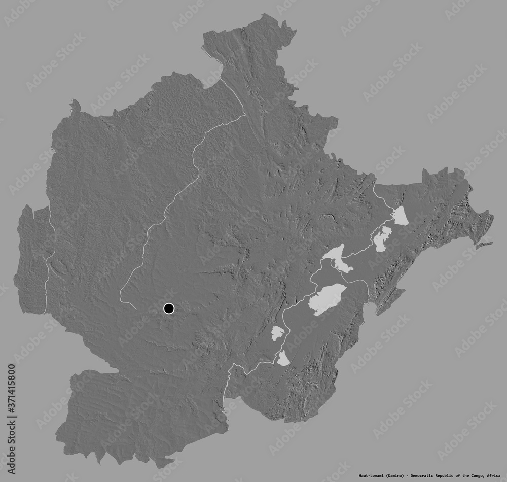 Haut-Lomami, province of Democratic Republic of the Congo, on solid. Bilevel Haut-Lomami, province of Democratic Republic of the Congo, on solid. Bilevel