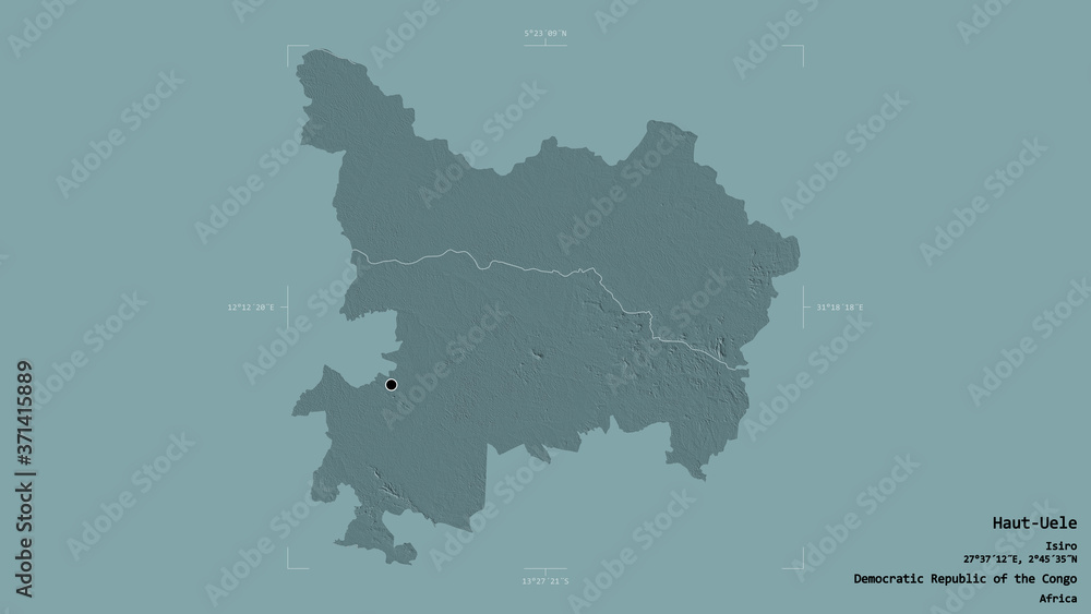 Haut-Uele - Democratic Republic of the Congo. Bounding box. Administrative
