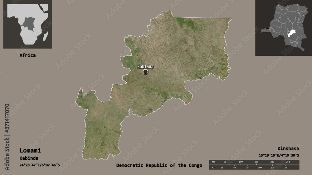 Lomami, province of Democratic Republic of the Congo,. Previews. Satellite