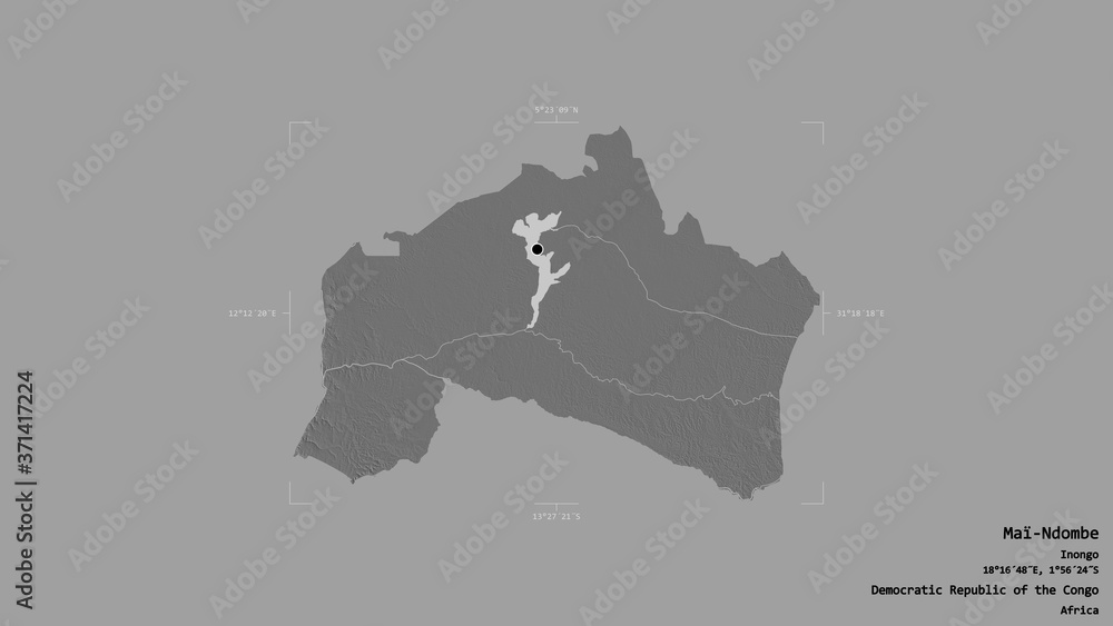 Maï-Ndombe - Democratic Republic of the Congo. Bounding box. Bilevel