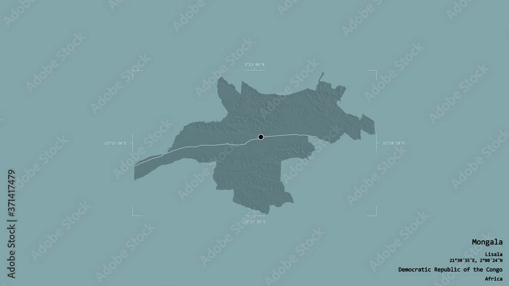 Mongala - Democratic Republic of the Congo. Bounding box. Administrative Mongala - Democratic Republic of the Congo. Bounding box. Administrative