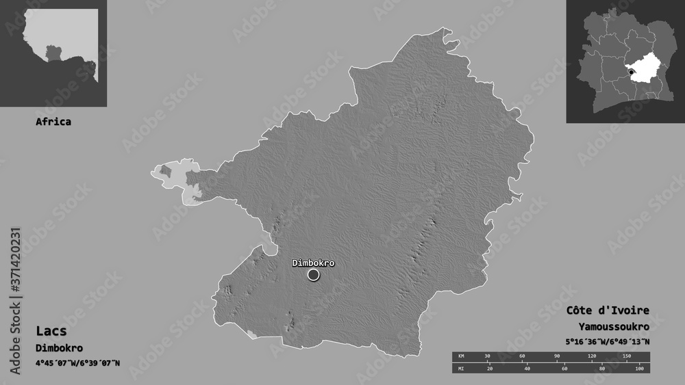 Lacs, district of Côte d'Ivoire,. Previews. Bilevel