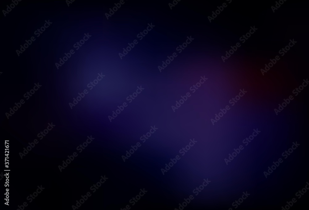 Dark Pink, Yellow vector blurred shine abstract background.