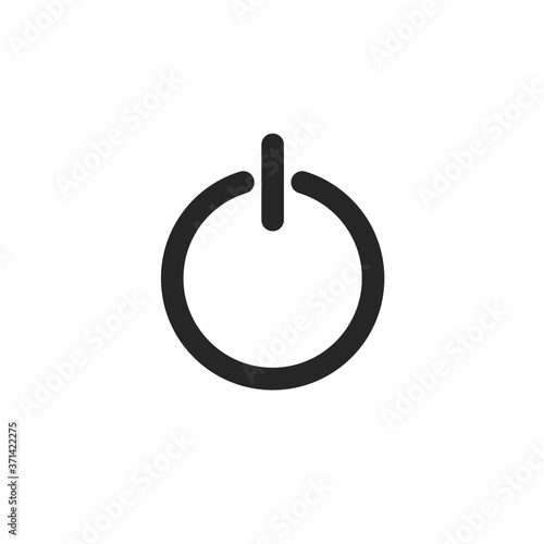 On / off button. Icon for your website design, logo, application, UI. Vector illustration 