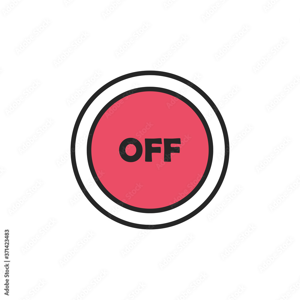 Off button. Icon for your website design, logo, application, UI. Vector illustration
Off button. Icon for your website design, logo, application, UI. Vector illustration