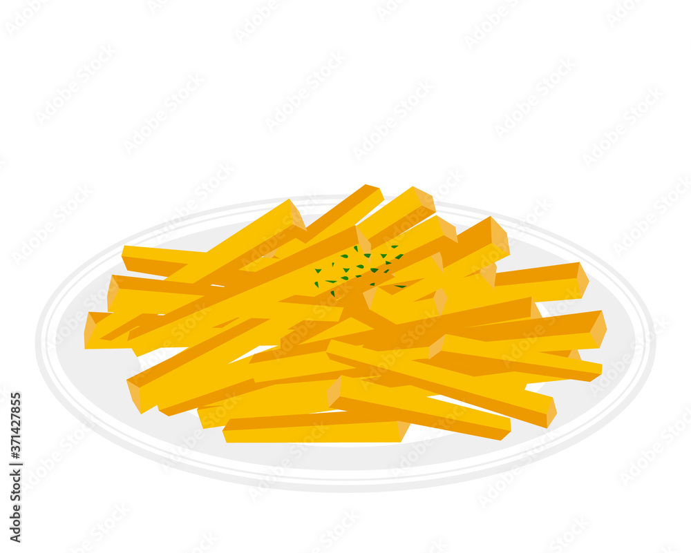 フライドポテトのベクターイラスト フレンチフライ Stock Vector Adobe Stock