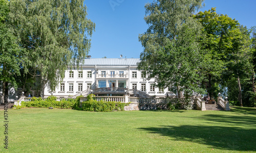 stone mansion in estonia europe