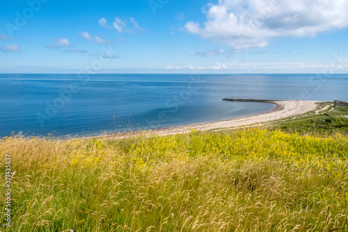 Blick vom Klippenrandweg auf die Nordsee, Helgoland