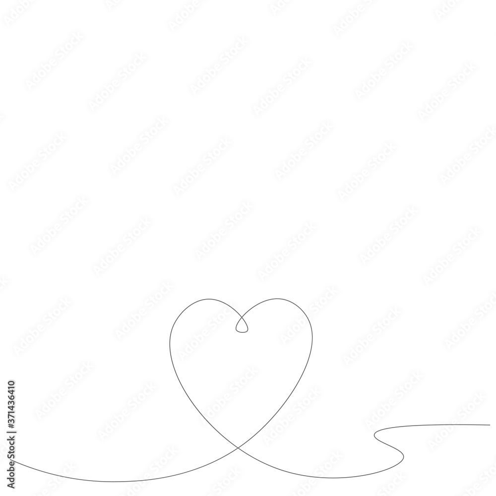 Heart love background design. Vector illustration