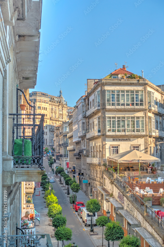 Vigo cityscape, Galicia, Spain