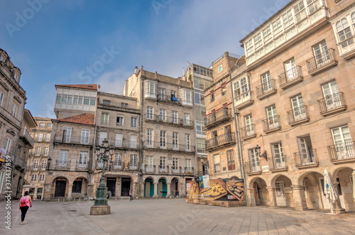 Vigo cityscape, Galicia, Spain