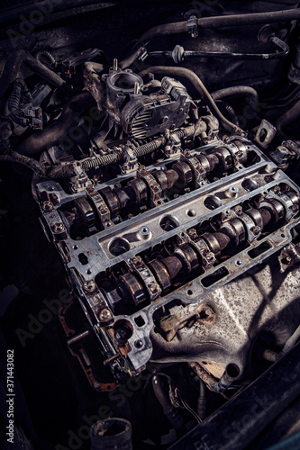 Car engine part.