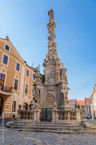 The Plague Column of the Virgin Mary Immaculate, Kutna Hora, Central Bohemian Region, Czech Republic © AnnaRudnitskaya