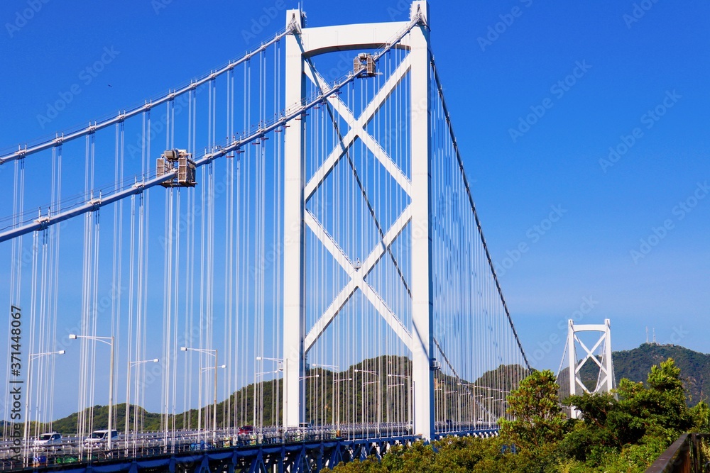 Fototapeta premium 因島大橋（大浜PAより向島方面を見る） 広島県尾道市因島