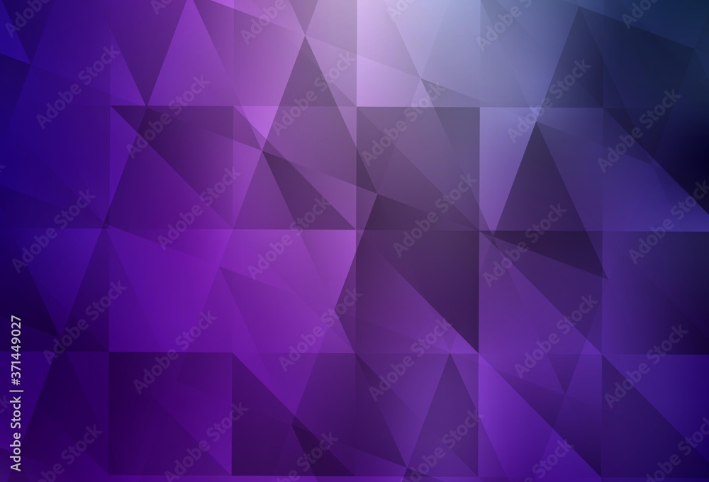 Obraz premium Light Purple, Pink vector low poly layout.