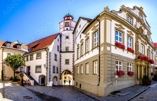 historic old town of Wangen in Germany photo
