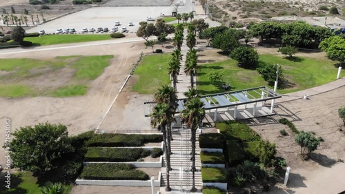 Public Park Nahal Hadera on the Mediterranean coast west of the city of Hadera