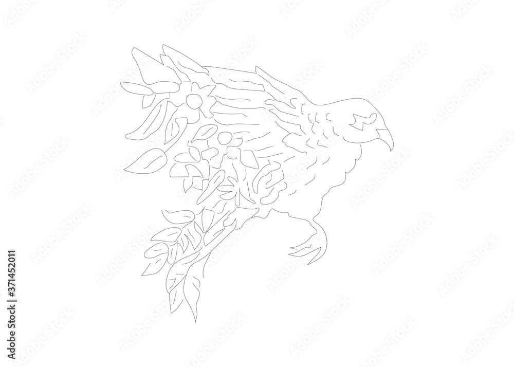 Eagle with shield. Typographic labels, stickers, logos and badges. Flat vector illustration. eagle vector ,phoenix logo design ,eagle logo line ,hawks vector ,american eagle icon ,hand drawing hawks 