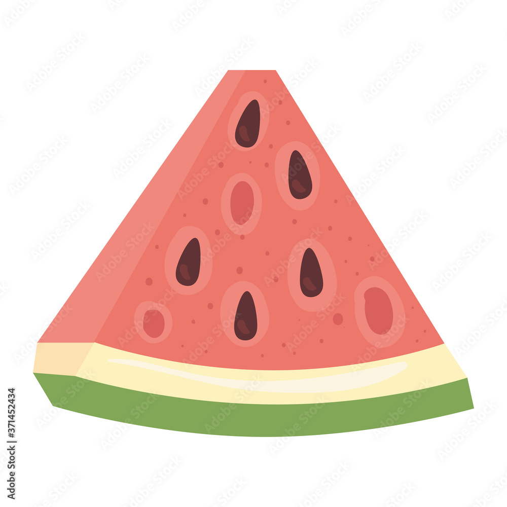 fresh and healthy slice of watermelon vector illustration design fresh and healthy slice of watermelon vector illustration design