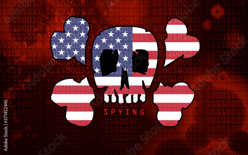 Spying software on a computer