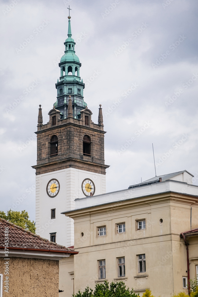 St. Stephens tower, Litomerice, Czech Republic.