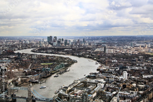 An aerial view of London © Simon Edge