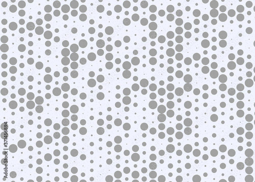 Abstract Color Halftone Dots generative art background illustration