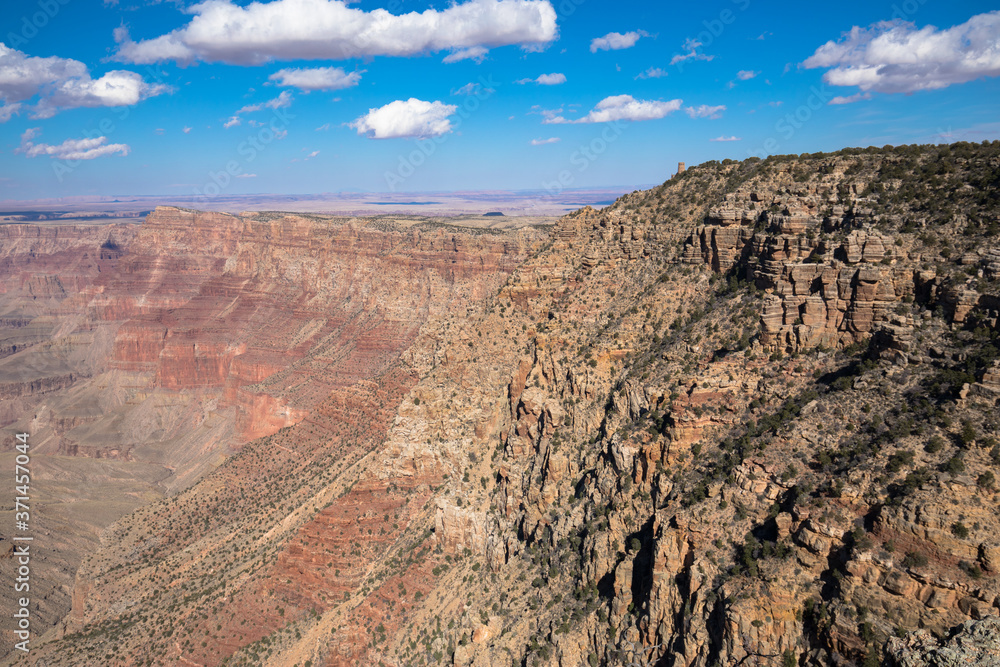 Views of the South Rim of the Grand Canyon, Arizona, USA