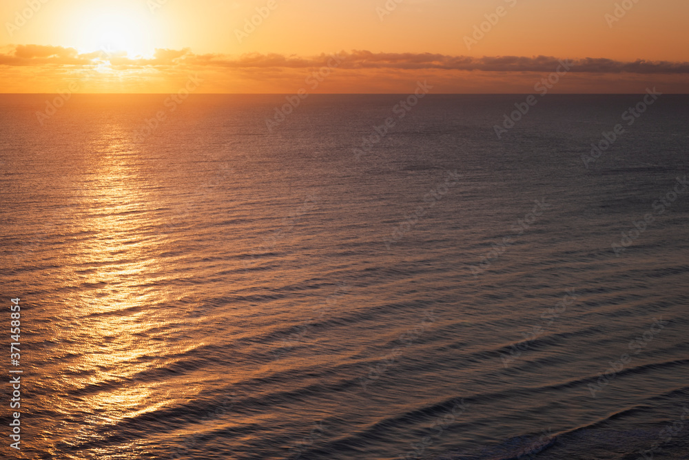 Beautiful sunrise over the sea in Australia