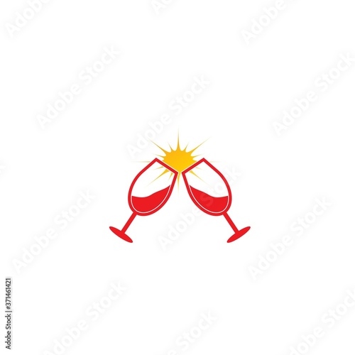 Wine Logo Template vector illustrtion