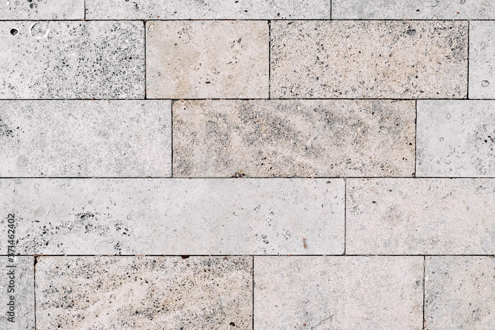 Obraz premium White brick wall background.