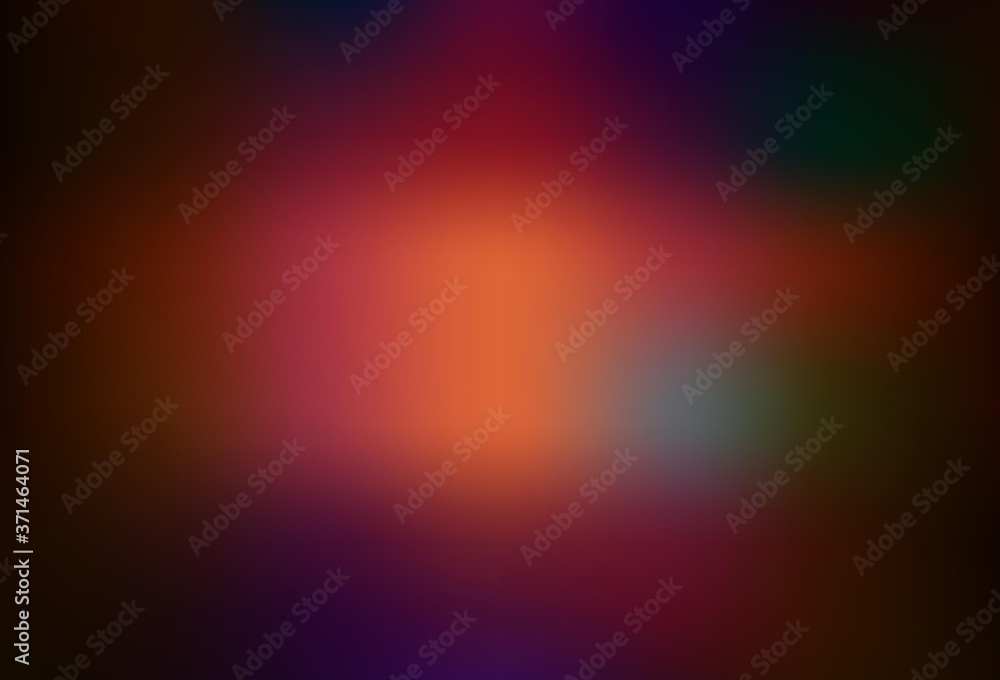 Dark Pink, Red vector abstract blurred background.