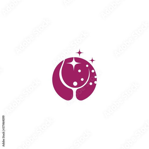 Wine Logo Template vector illustrtion