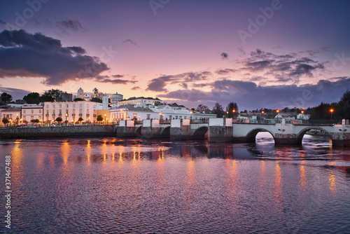 Tavira and the sunset