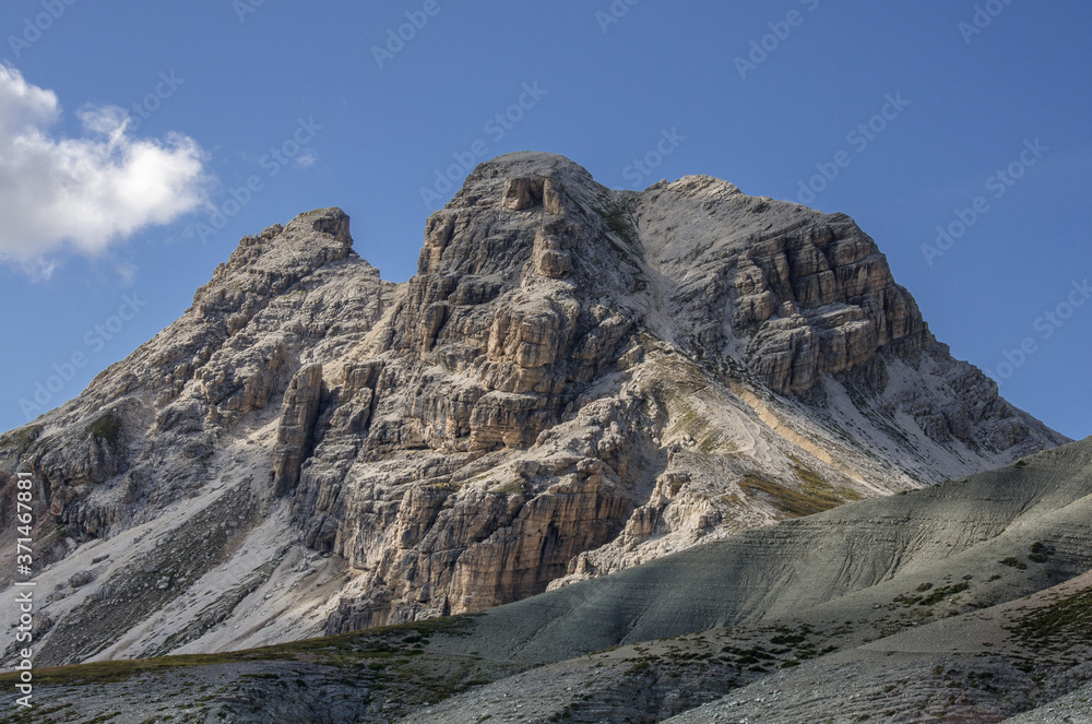 Col de Puez (2,723 m), Puez Group, Dolomites, Province of Bolzano, Alto Adige, Italy.